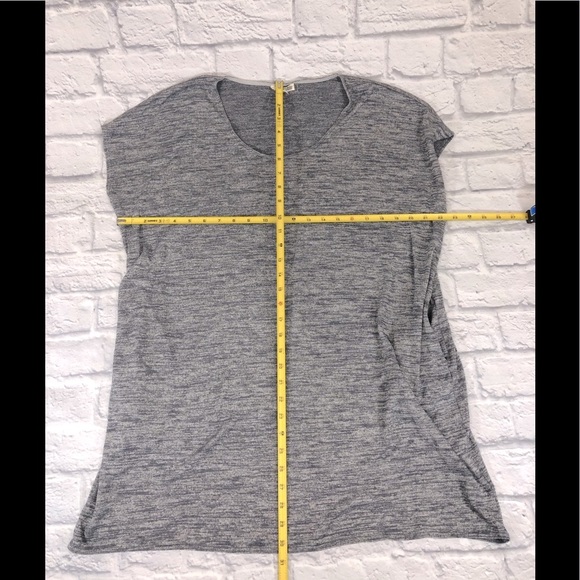 Wilfred Free oversized scoop neck tunic top Size Small Heather gray pockets - Picture 8 of 9
